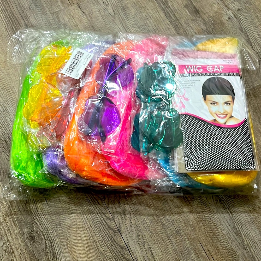 Rainbow wigs
